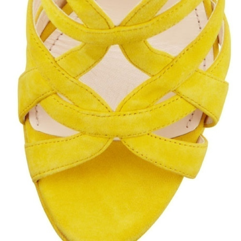 ❤️Authentic Prada
Super Platform Suede Cage Slingback Sandals - Picture 6 of 14